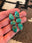 The Tarryall Turquoise Earrings, 16-Earrings-Calli Co., Turquoise and Silver Jewelry, Native American Handmade, Zuni Tribe, Navajo Tribe, Brock Texas