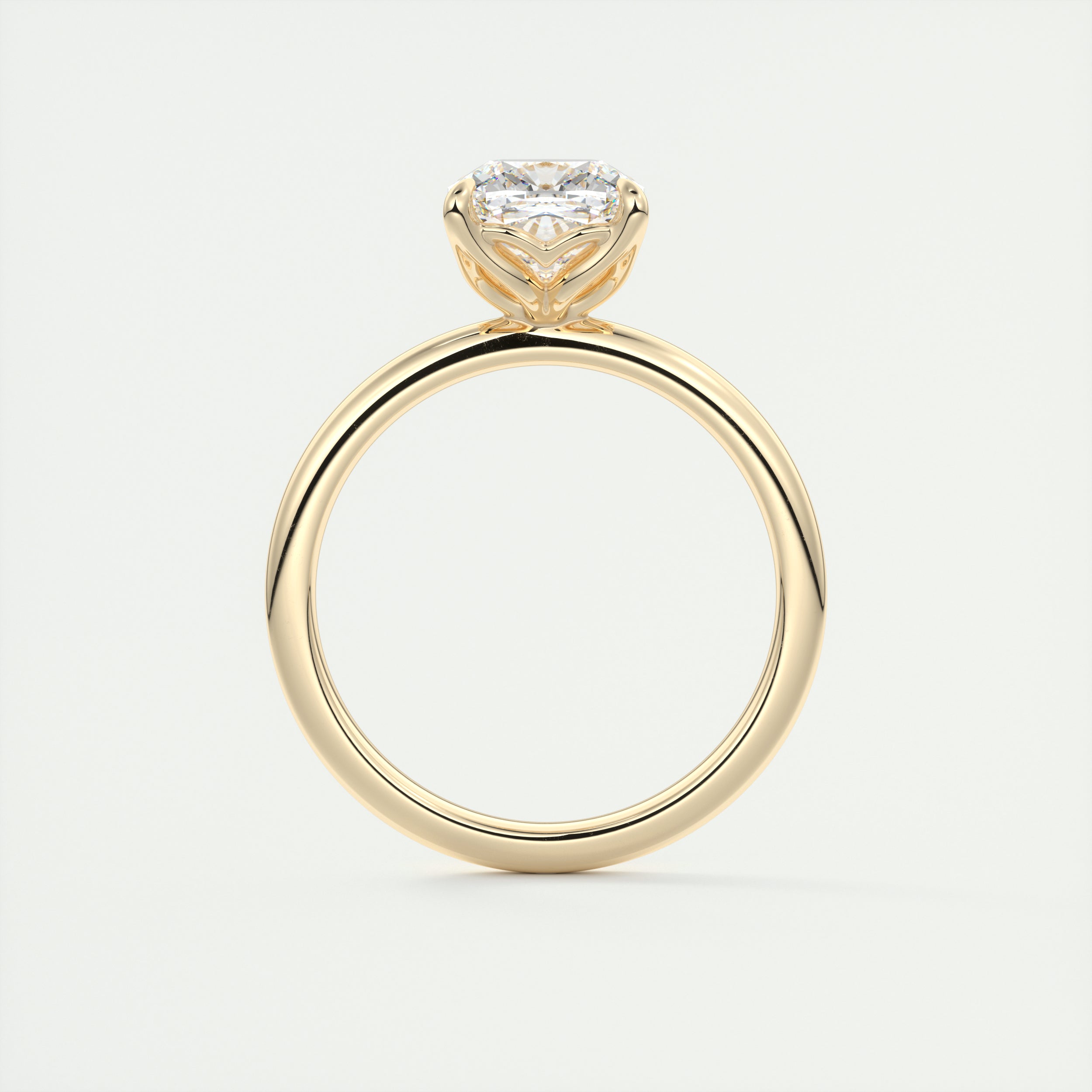 Royal Cushion Gold Ring – Victoria Emerson