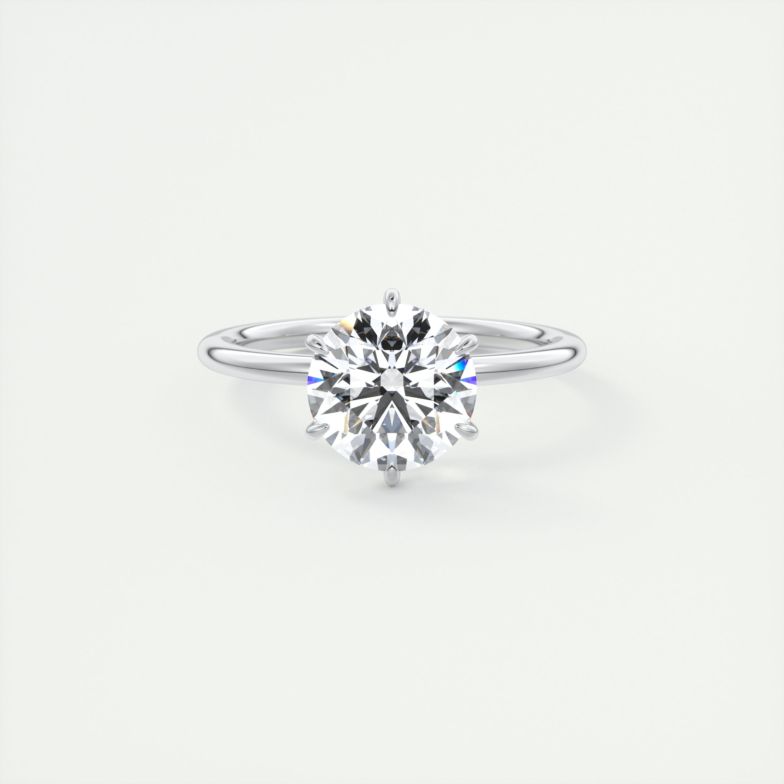 round six prong solitaire classic frank darling engagement ring solitaire platinum