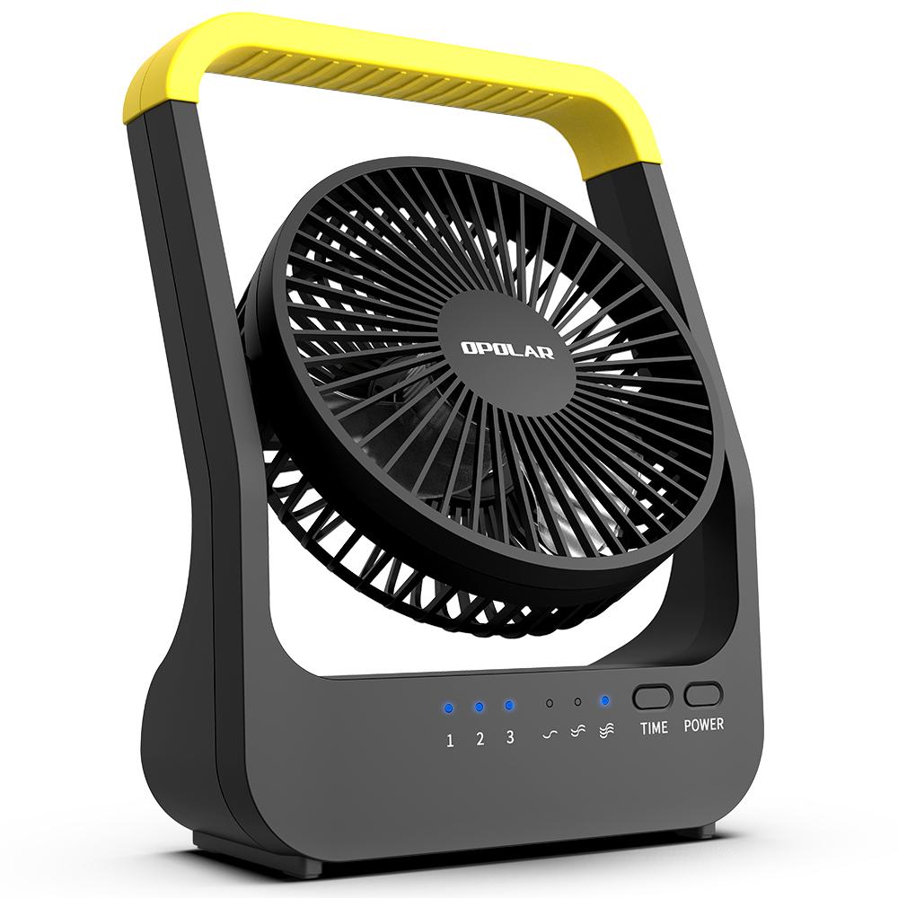 Opolar Usb Or 4 D Batteries Desk Fan With Timer Opolar