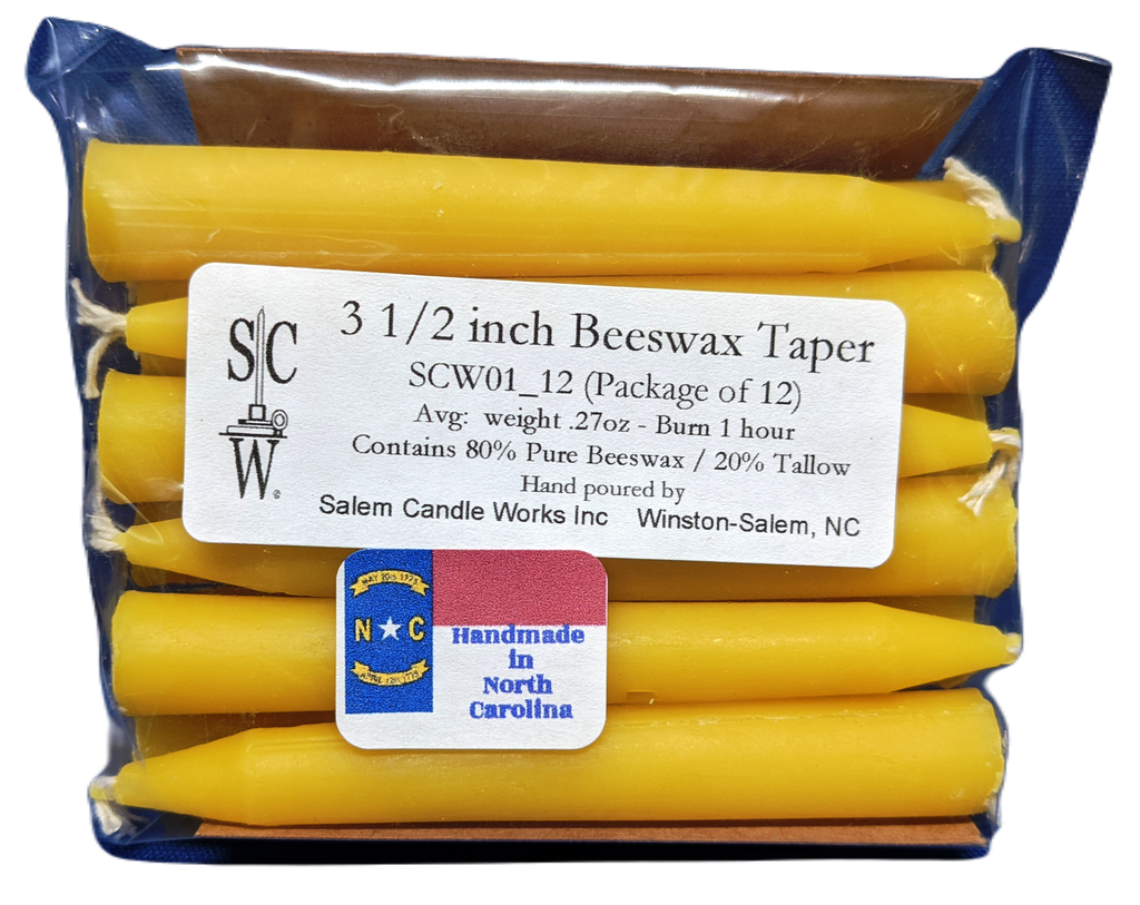 Pure Beeswax Spiral Twist Taper Candles Organic - 10 Tall, Hand Made(each)  – BCandle