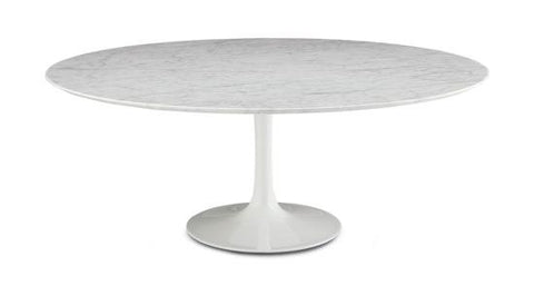 eero saarinen tulip table oval