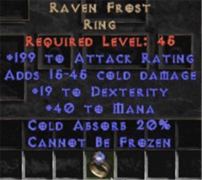 diablo 2 raven frost