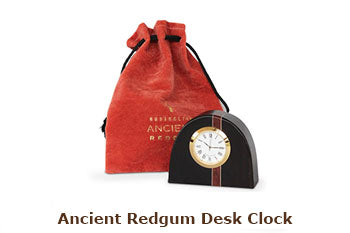 Ancient Redgum Desk Clock