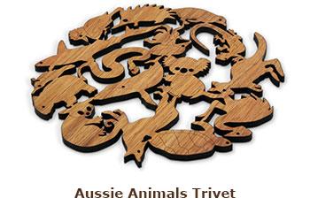 Aussie Animals Trivet