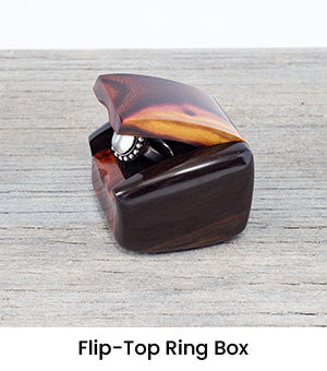Flip-Top Ring Box