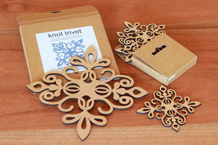 Gift Bundle: Knot Trivet & Matching Coasters