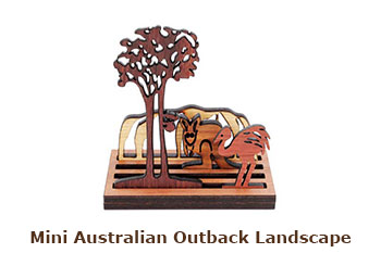Mini Australian Outback Landscape