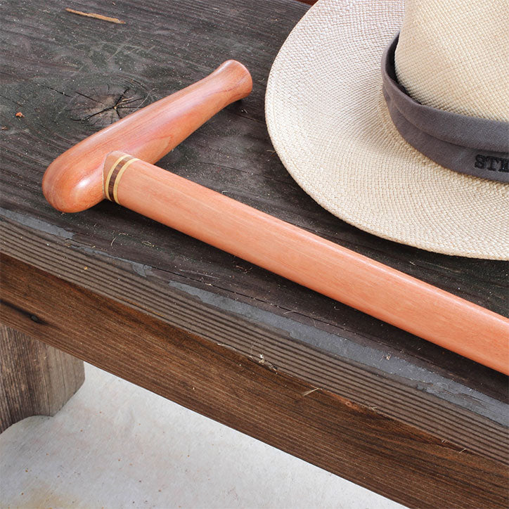 Photo of redgum walking stick