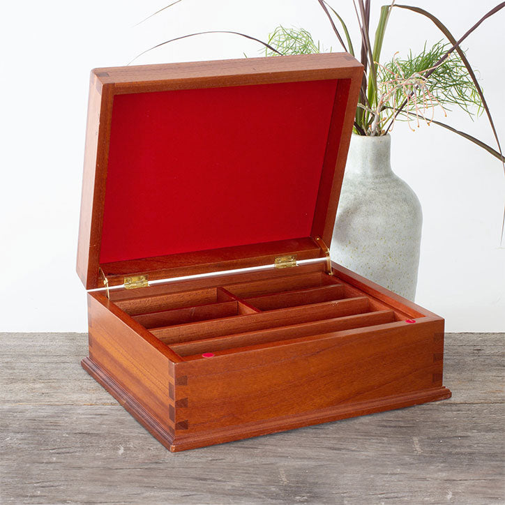 Taree Red Cedar 2-Layer Jewellery Box