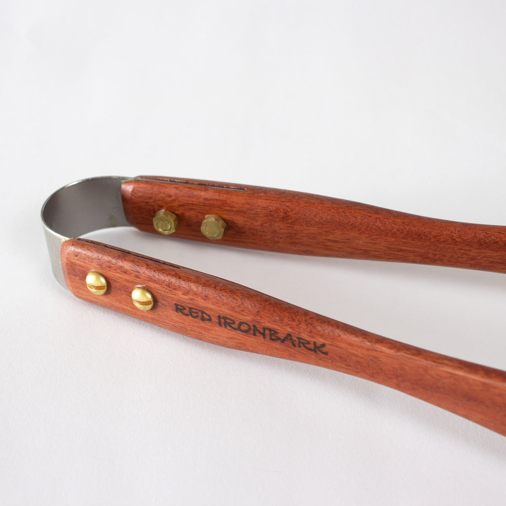 Buy Handmade Red Hardwood Long Wooden Tongs Online Australian Woodwork 8256