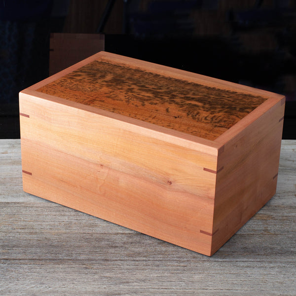 Buy Handmade Cremation Ashes Box Tiger Myrtle Online – Australian Woodwork