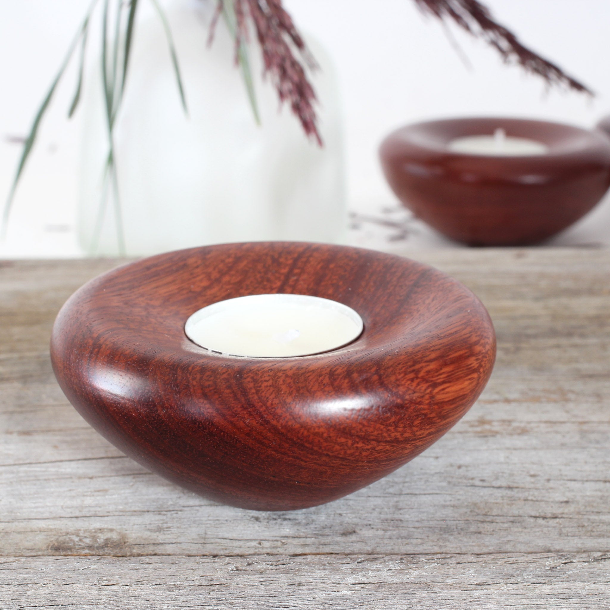 Jarrah Tea Light Candle Holder