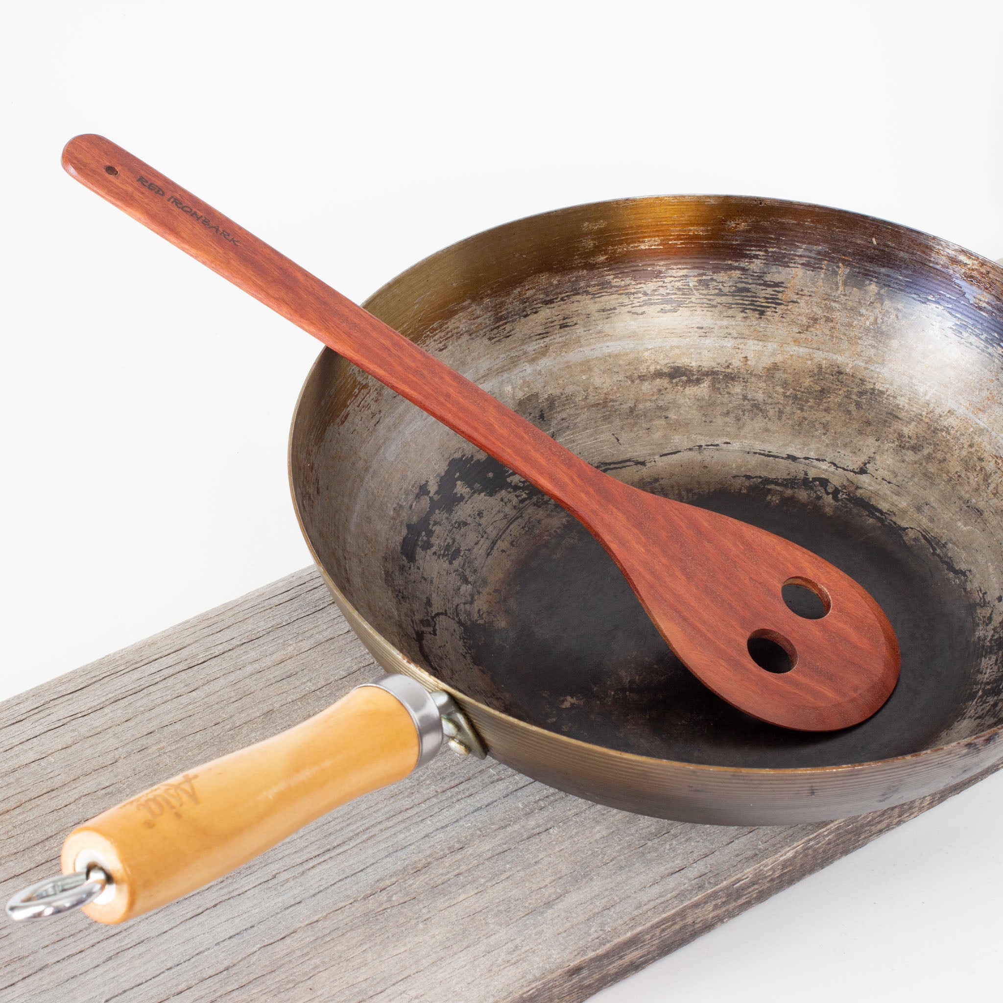 Red Hardwood Wok Stirrer