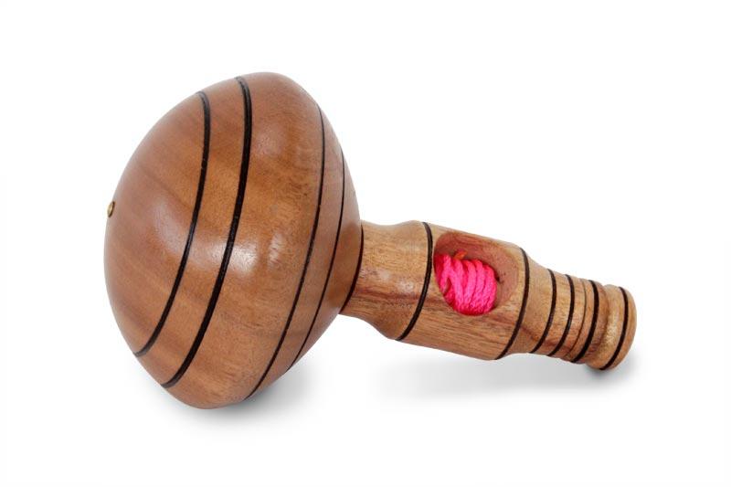 wooden top with pull string