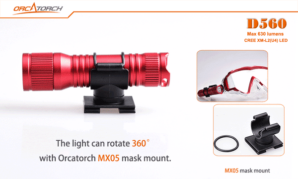 MX05 mask mount for D560