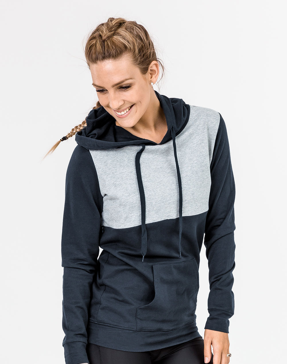 side zip nursing hoodie