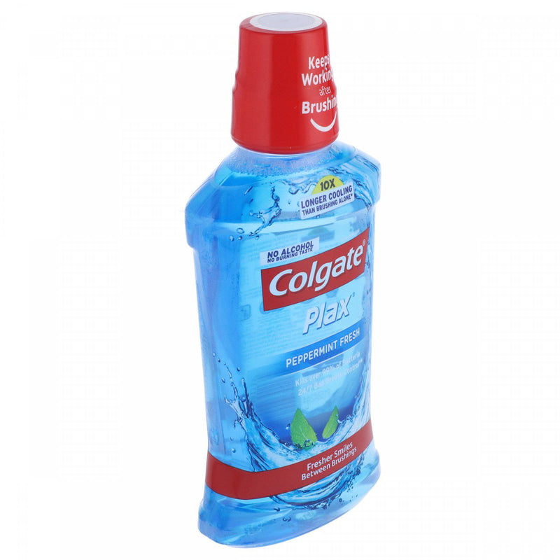 Colgate Plax Peppermint Fresh Liquid Mouthwash 500ml - HKarim Buksh