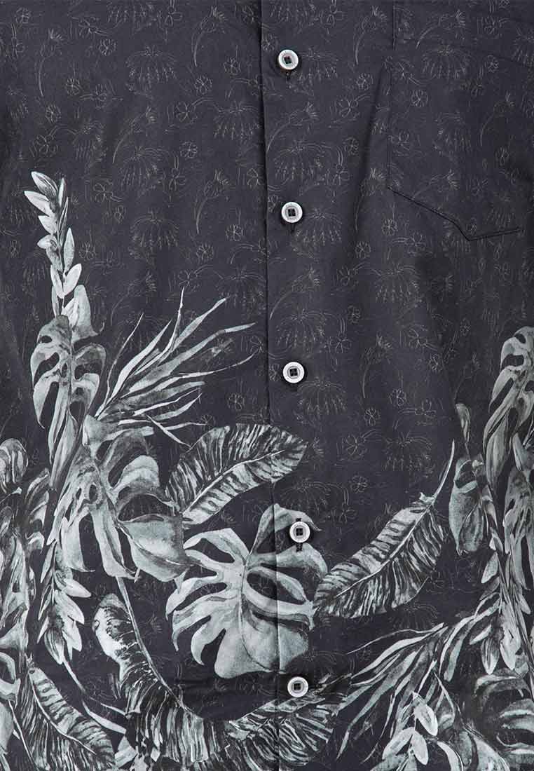 Alain Delon Short Sleeve Modern Fit Digital Print Batik Floral Shirt ...