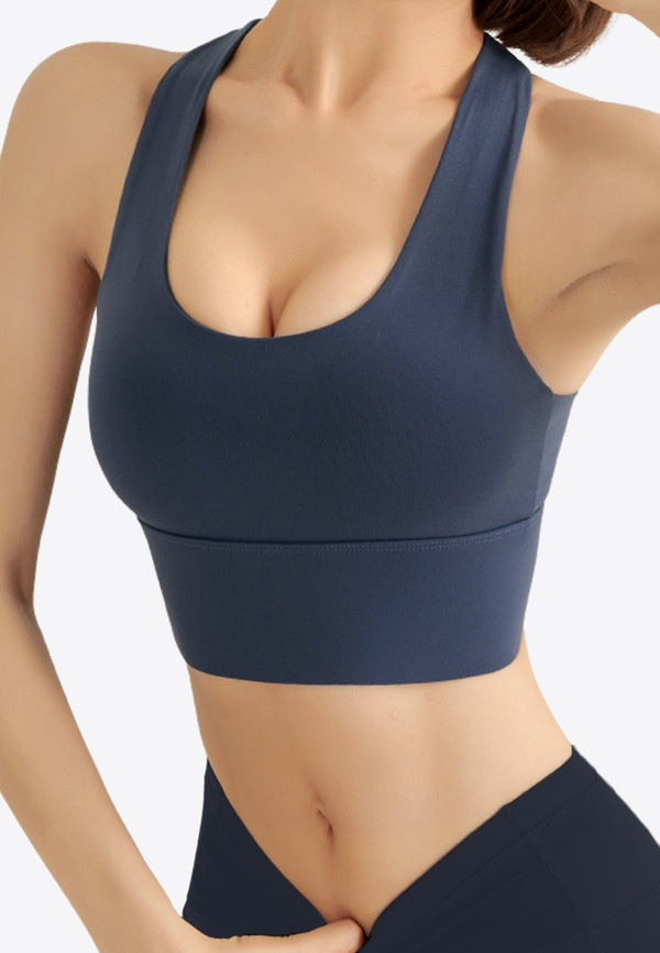 1 Pcs) Forest Ladies Nylon Spandex Sports Bra Selected Colours