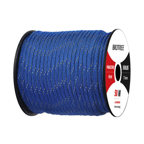 3mm Reflective Paracord 3 Inner Core Type II - 425lb Breaking Strength –  AbmaCord