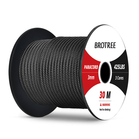 3mm Reflective Paracord 30m – Brotree