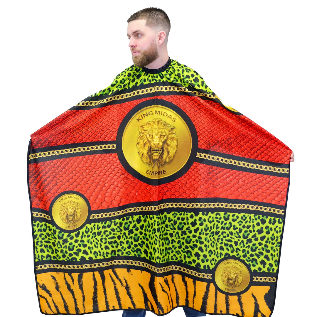 Royal 4 Life Barber Cape Collection – King Midas Empire