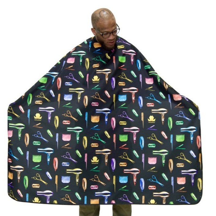 LV Design Barber Cape – King Barber Supply