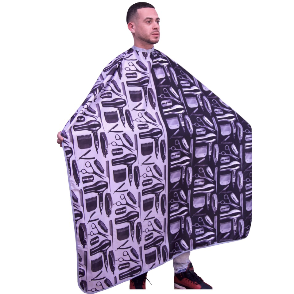 LV Design Barber Cape – King Barber Supply