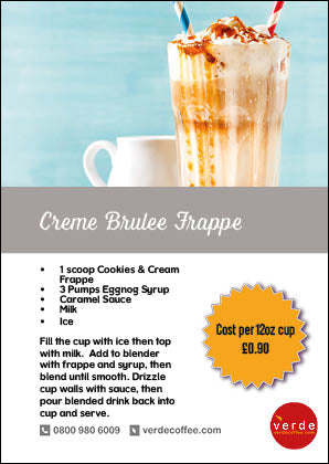 Creme Brulee Latte