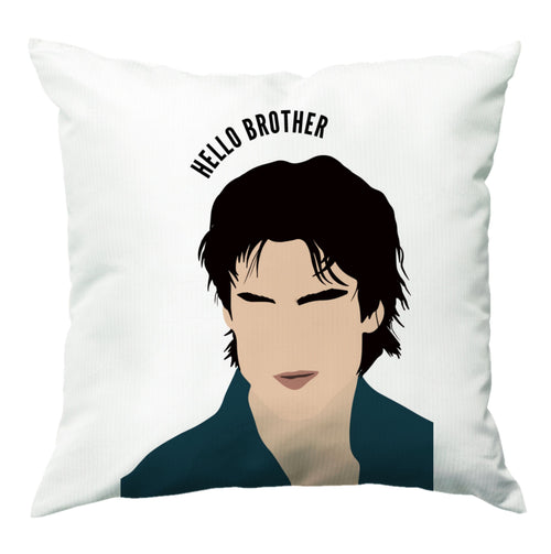 Hello Brother Cartoon - Vampire Diaries Cushion