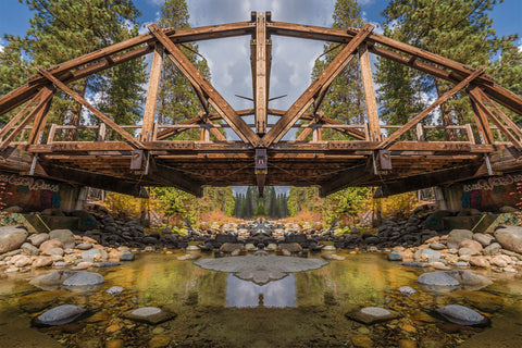 Dinkey Creek Bridge Mirrored left side