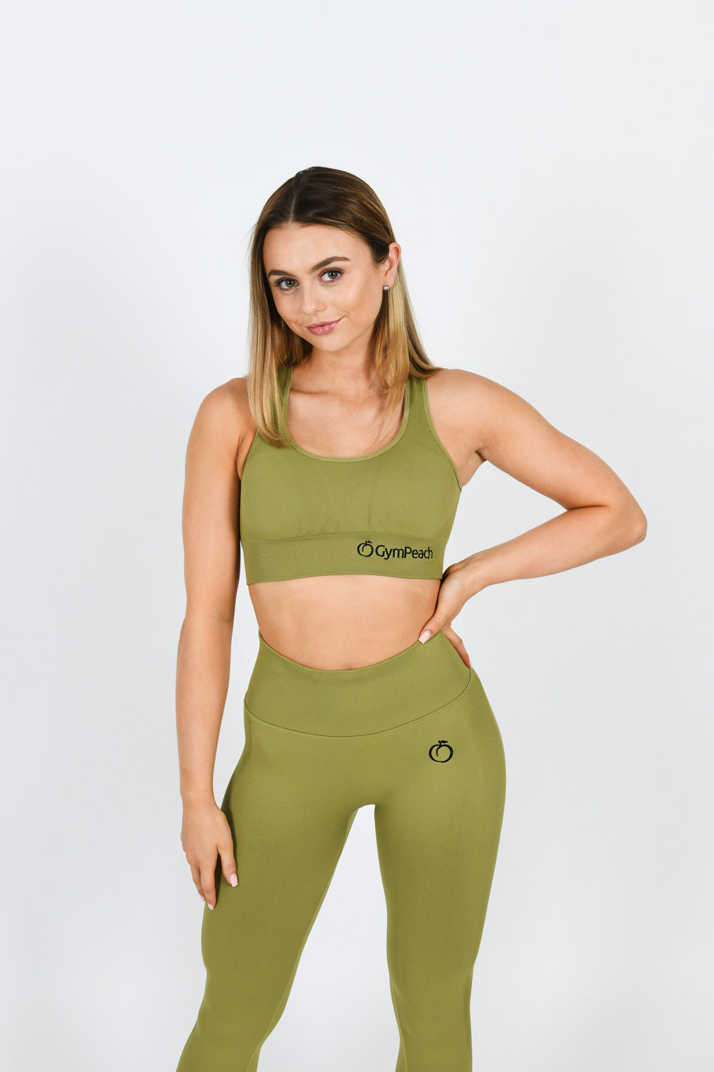 Light Green Backless Sports Bra & Reviews - Light Green