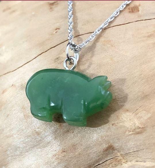 jade charm necklace