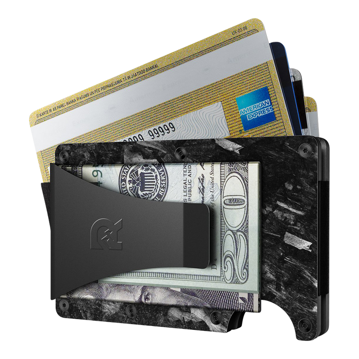 The Ridge Forged Carbon Money Clip Wallet at Wallet Co