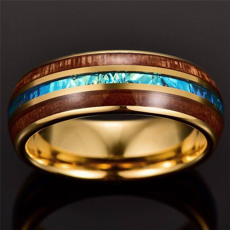 bague en bois homme