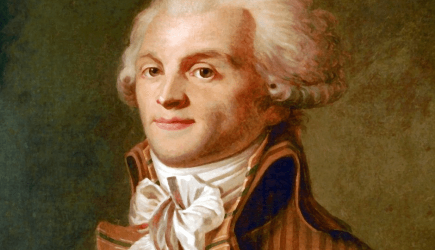 Robespierre portant un noeud papillon