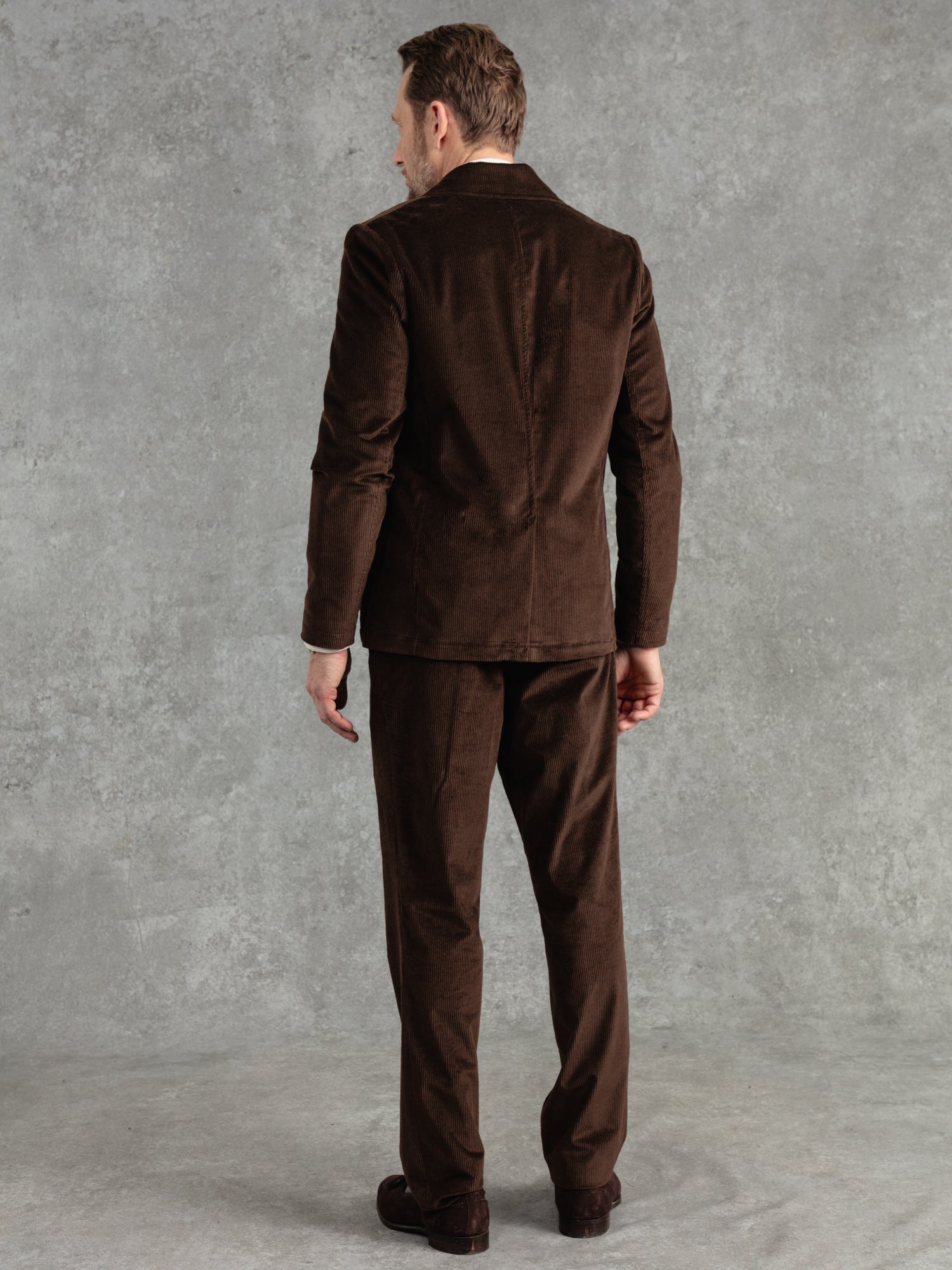 CHAEL DAY5 THE CASHMERE CORD BLAZER BARK 2020 edit