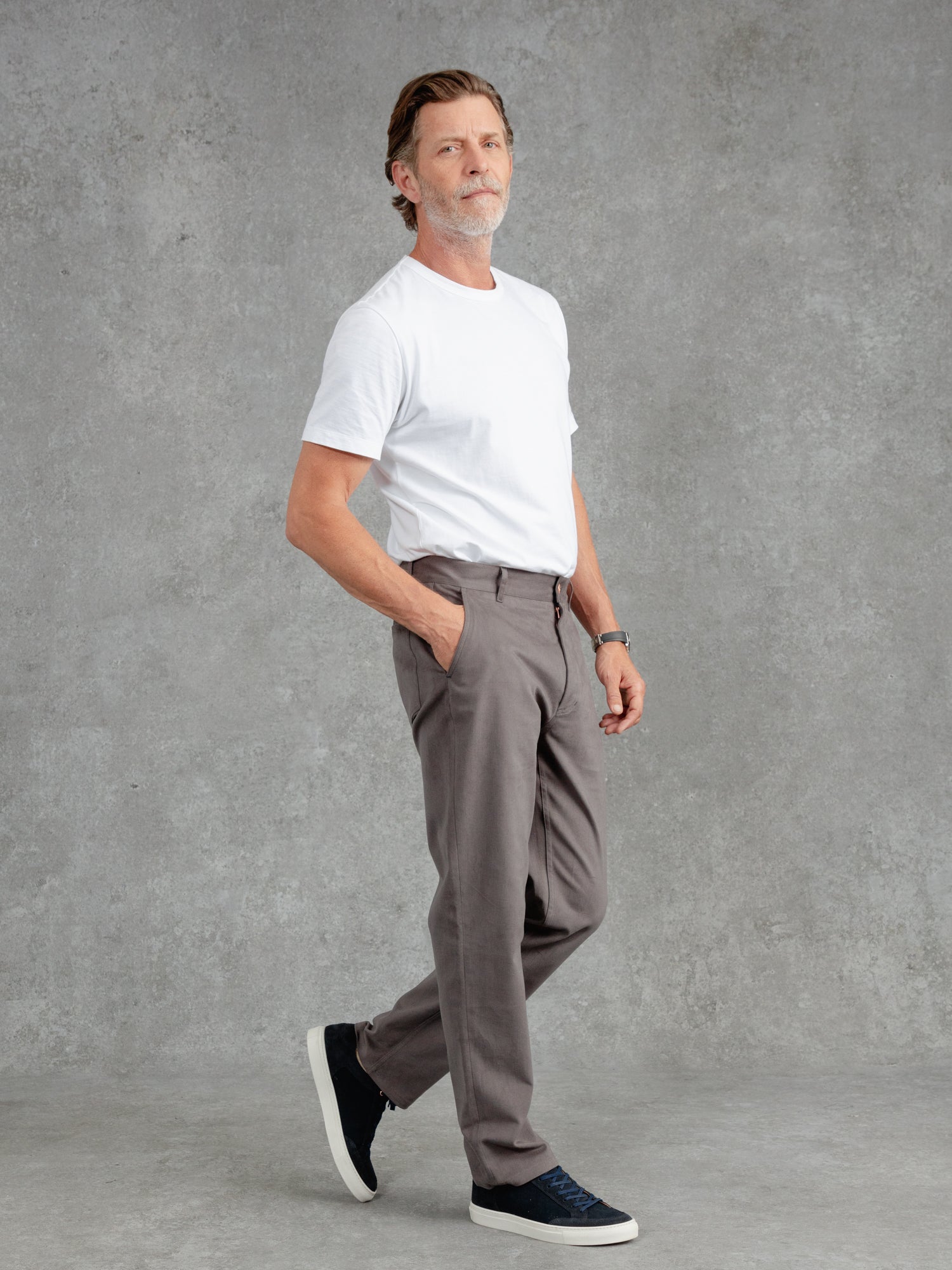 PWVC AW23 CRAIG THE BRUSHED TWILL CHINO COBBLE GREY 5688 3ad034ba a966 4437 ac02 98ef4679d899