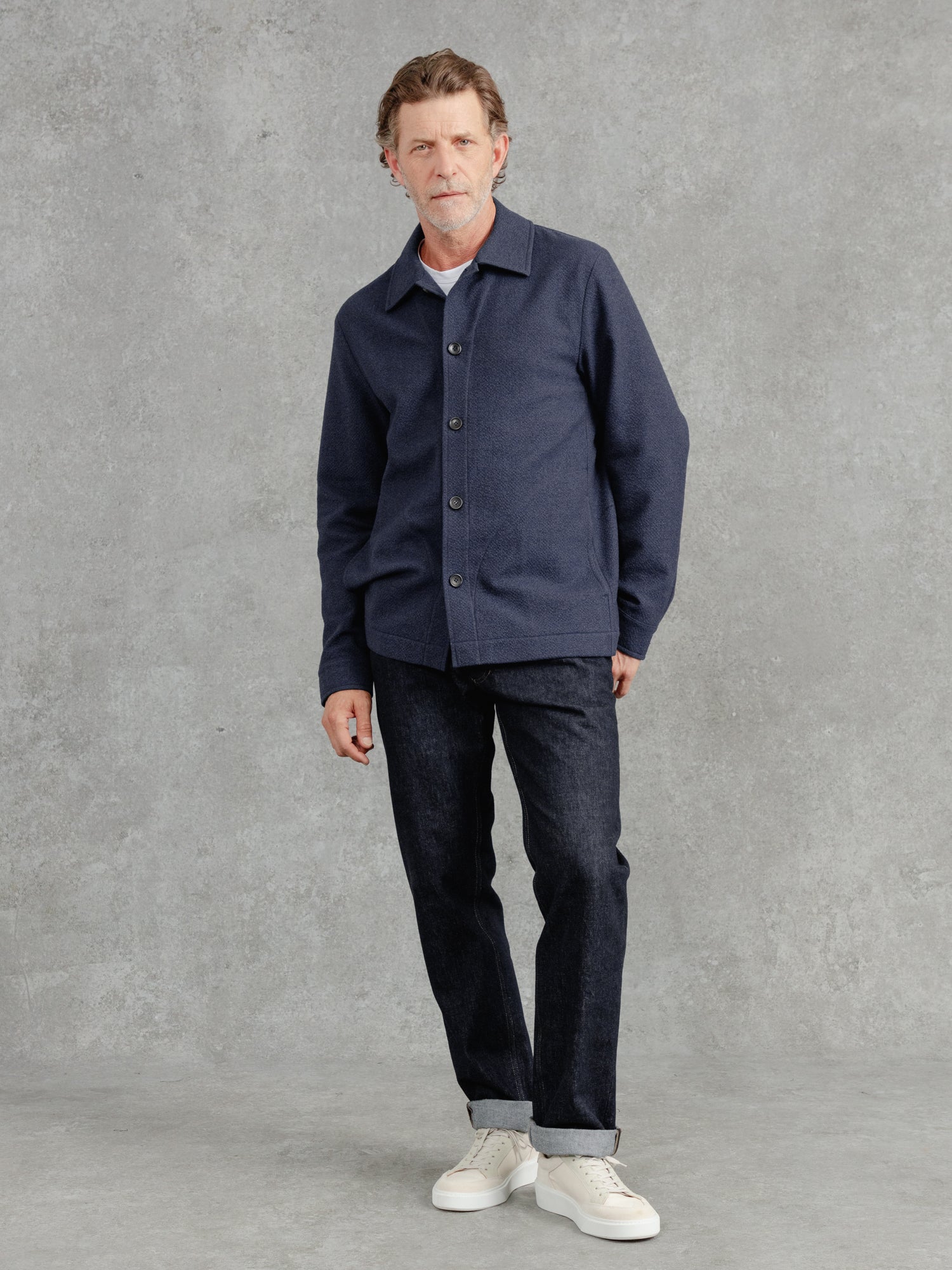PWVC AW23 ECOMM THE STAMFORD SEERSUCKER SHACKET INK 4132