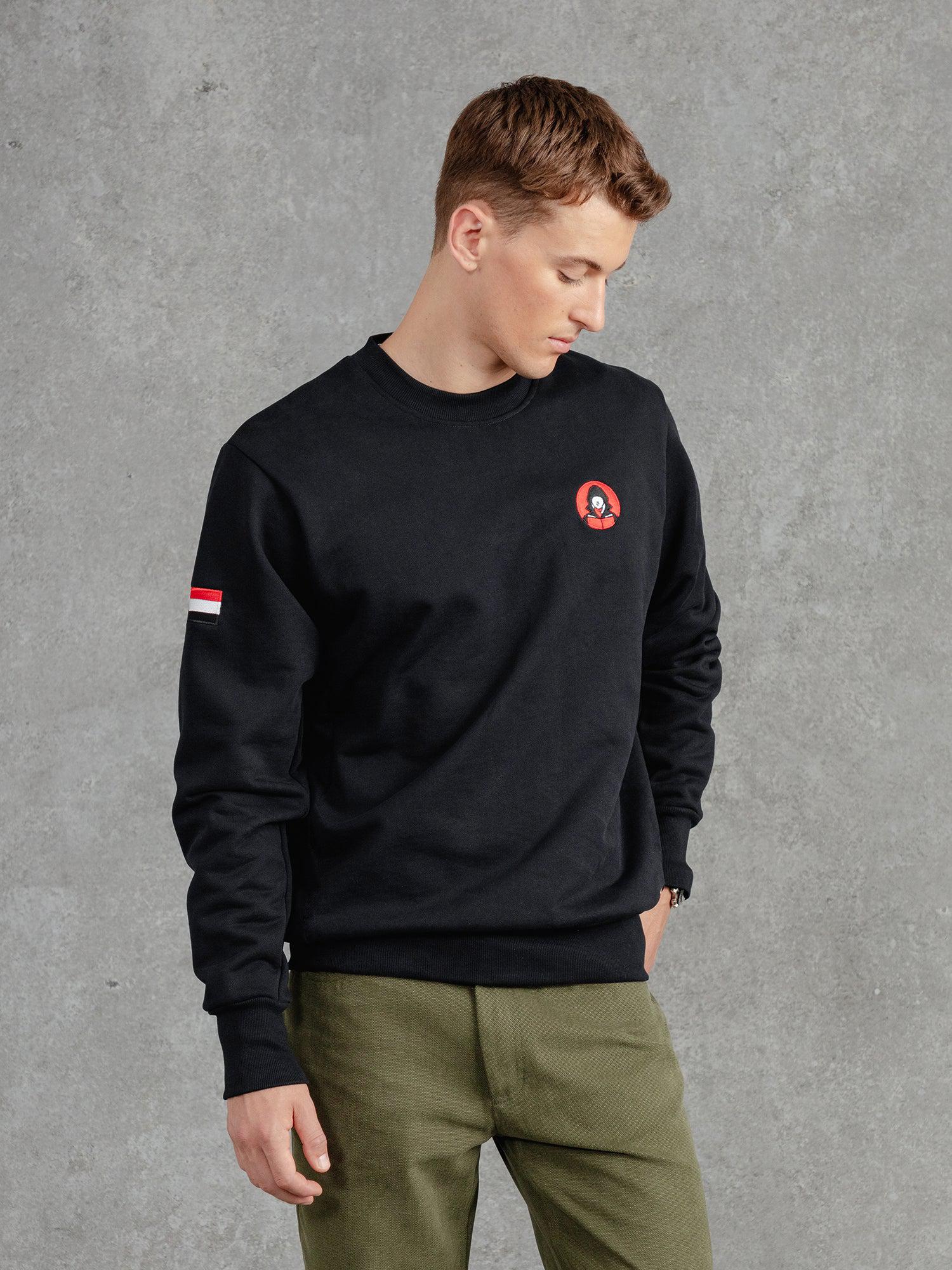 PWVC AW23 ECOMM THE UNITED WE STAND CREW NECK BLACK 1144 Edit