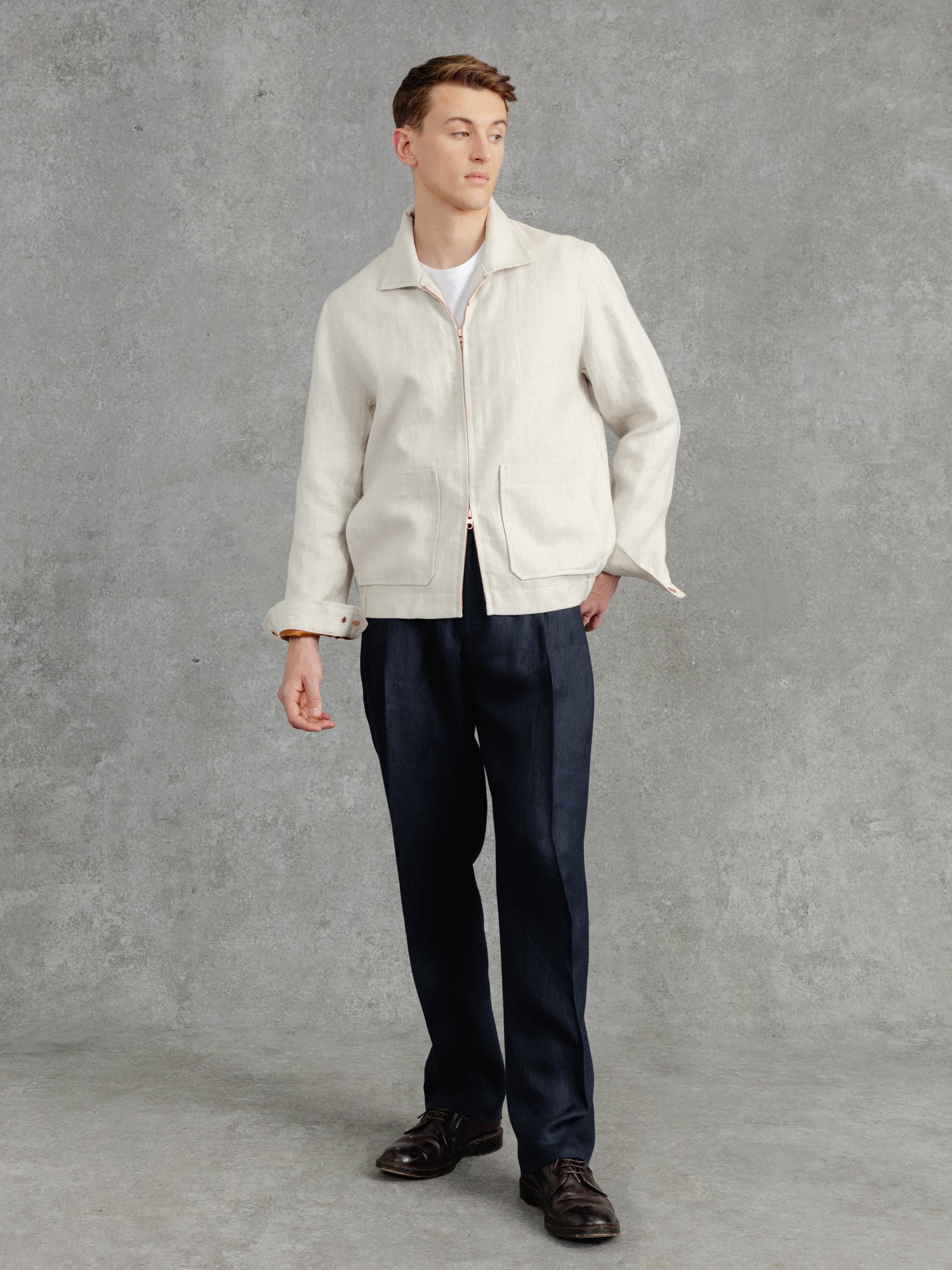 PWVC SS24 ECOMM DAY2 THE SUMMER TWEED BOMBER ALABASTER 1895