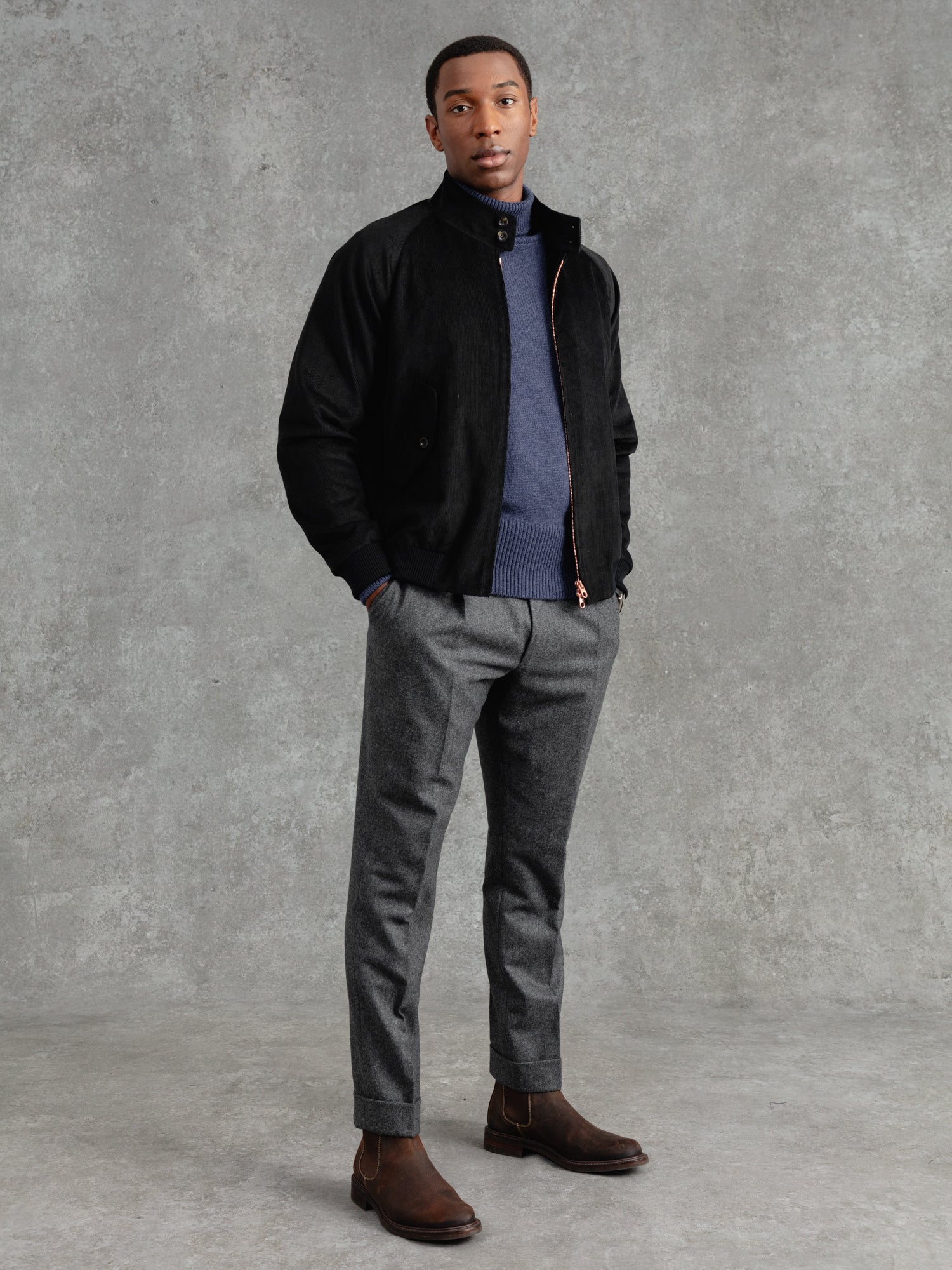 PWVC SS24 ECOMM LUKE DAY1 THE POCKET JACKET IVORY BLACK 1179