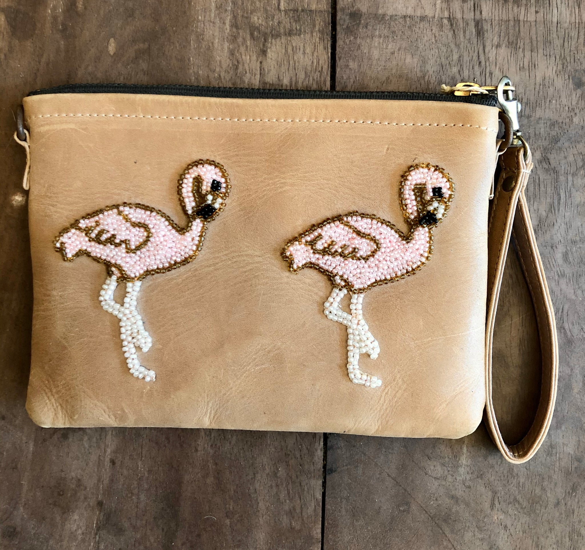 flamingo clutch