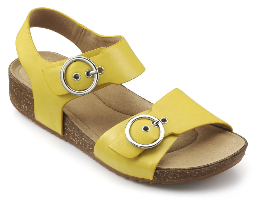 hotter tourist sandals yellow