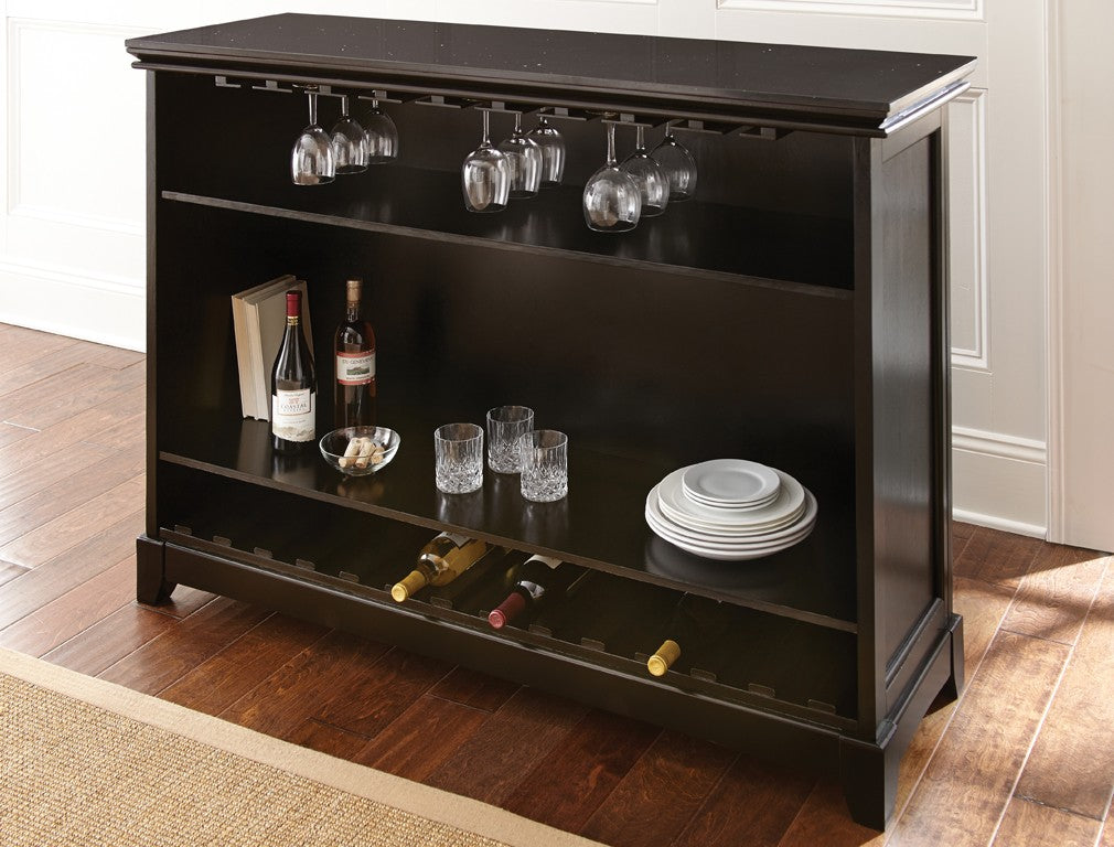 Garcia Black Wood Bar Cabinet Medium Thecabinetconnect Com