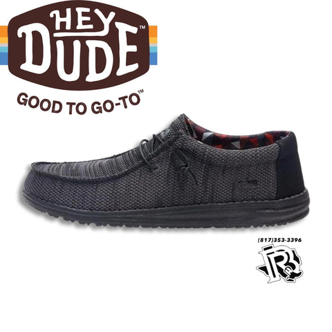 Hey Dude Wally Sox Jet Black - Main Street Boutique