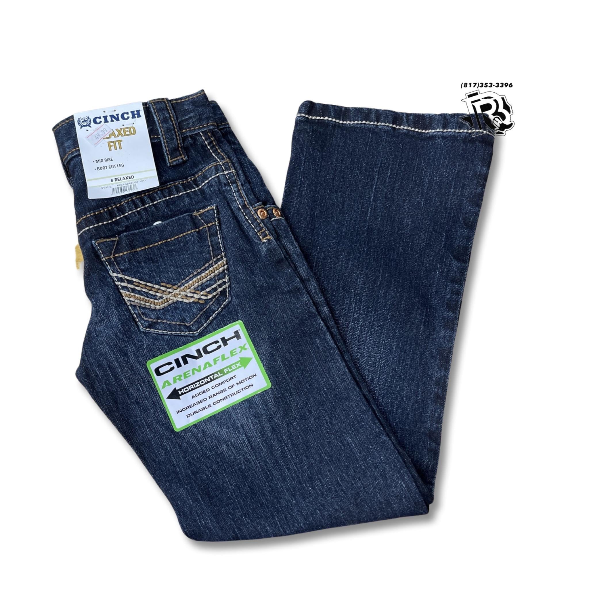 Abraham “ | Cinch Kids Bootcut Jeans Wash MB16642003 – Botas Rojero