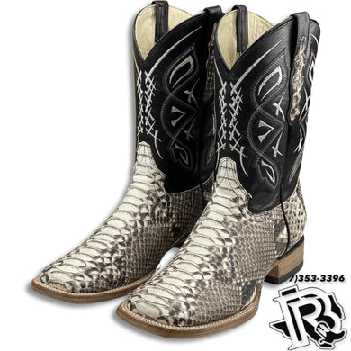 Men's Cody James Exotic Python Western Boots - Broad Square Toe