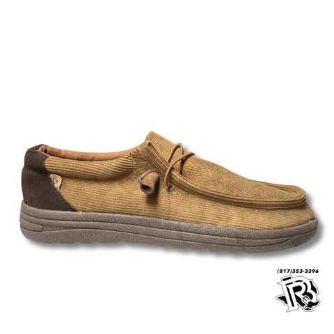 Hey Dude Men's Wally Canvas Chestnut Size 10 | Men's Shoes | Men's Lace Up  Loafers | Comfortable & Light-Weight